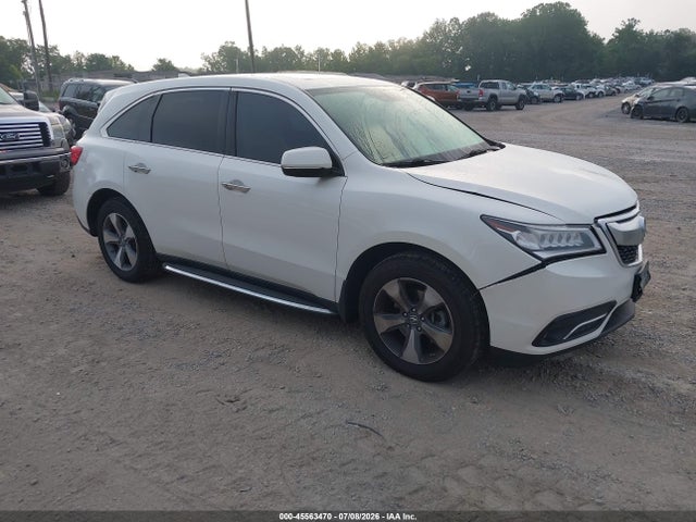 45563470 :رقم المزاد ، 5FRYD4H21GB007277 vin ، 2016 Acura Mdx Acurawatch Plus Package مزاد بيع