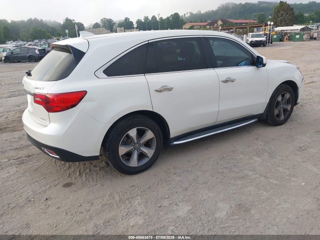 45563470 :رقم المزاد ، 5FRYD4H21GB007277 vin ، 2016 Acura Mdx Acurawatch Plus Package مزاد بيع