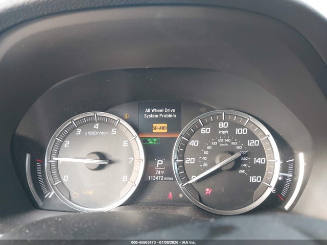 45563470 :رقم المزاد ، 5FRYD4H21GB007277 vin ، 2016 Acura Mdx Acurawatch Plus Package مزاد بيع