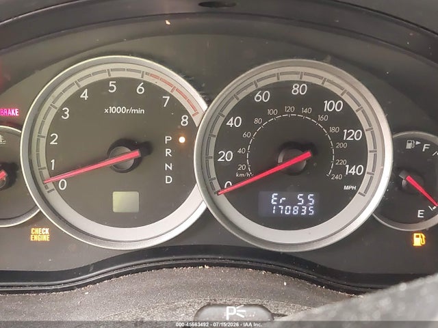 2005 Subaru Outback 2.5i მანქანა იყიდება აუქციონზე, vin: 4S4BP61C857385334, აუქციონის ნომერი: 45563492