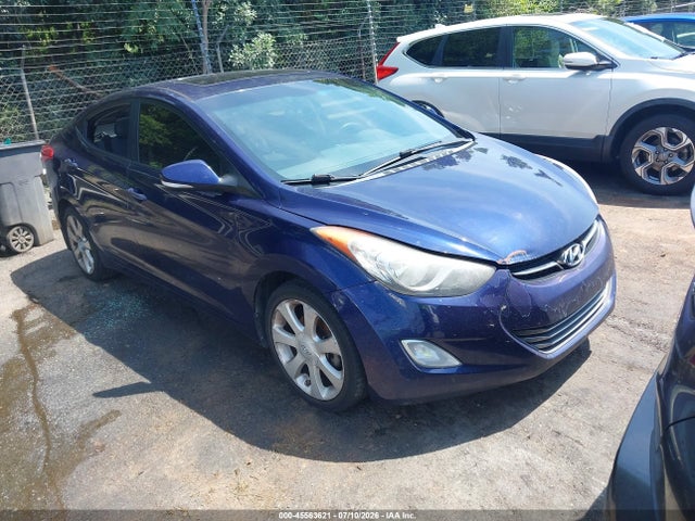 2013 Hyundai Elantra Limited მანქანა იყიდება აუქციონზე, vin: 5NPDH4AE3DH233925, აუქციონის ნომერი: 45563621