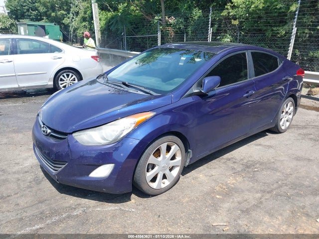 2013 Hyundai Elantra Limited მანქანა იყიდება აუქციონზე, vin: 5NPDH4AE3DH233925, აუქციონის ნომერი: 45563621