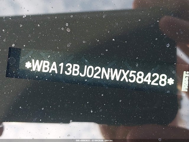 Aukcja sprzedaży 2022 Bmw 530 I Xdrive, vin: WBA13BJ02NWX58428, numer aukcji: 45563631
