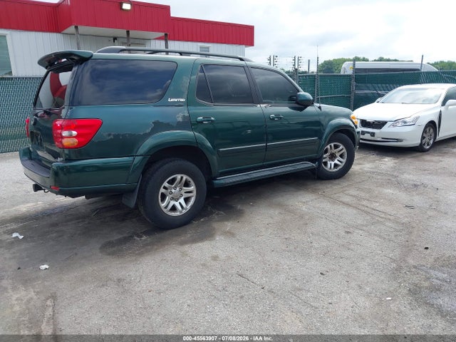 2004 Toyota Sequoia Limited V8 მანქანა იყიდება აუქციონზე, vin: 5TDZT38A94S230863, აუქციონის ნომერი: 45563907