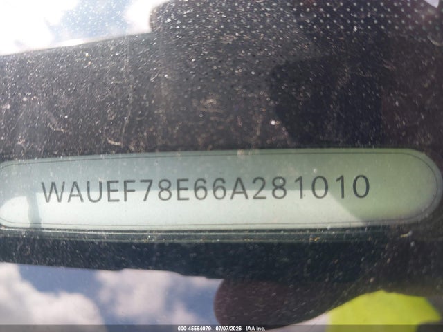 45564079 :رقم المزاد ، WAUEF78E66A281010 vin ، 2006 Audi A4 2.0t مزاد بيع
