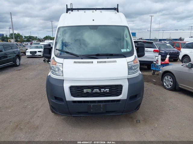 45564127 :رقم المزاد ، 3C6TRVBG2LE104647 vin ، 2020 Ram Promaster 1500 High Roof 136 Wb مزاد بيع