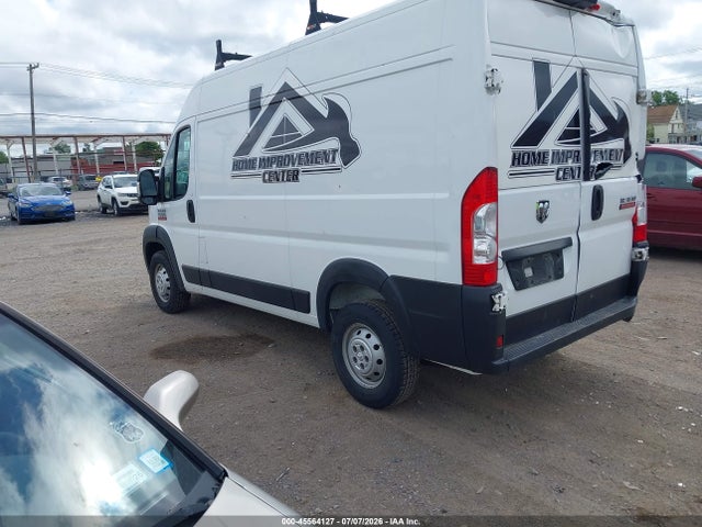 45564127 :رقم المزاد ، 3C6TRVBG2LE104647 vin ، 2020 Ram Promaster 1500 High Roof 136 Wb مزاد بيع