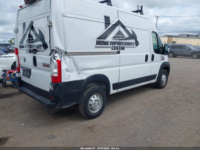 45564127 :رقم المزاد ، 3C6TRVBG2LE104647 vin ، 2020 Ram Promaster 1500 High Roof 136 Wb مزاد بيع