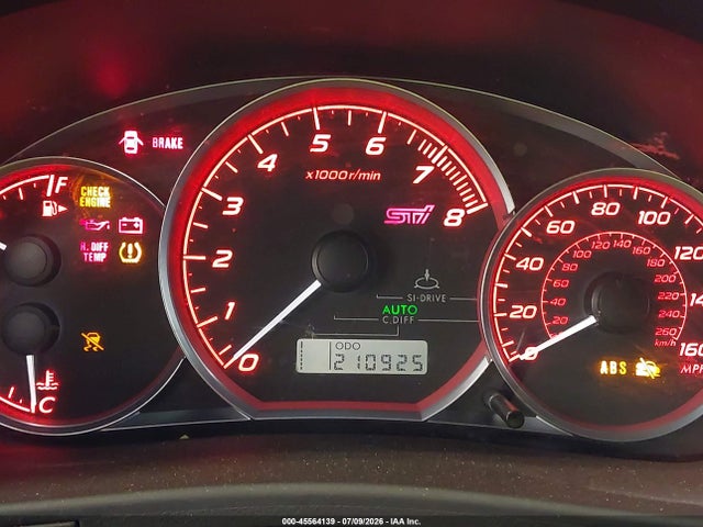 45564139 :رقم المزاد ، JF1GR89618L824860 vin ، 2008 Subaru Impreza Wrx Sti مزاد بيع