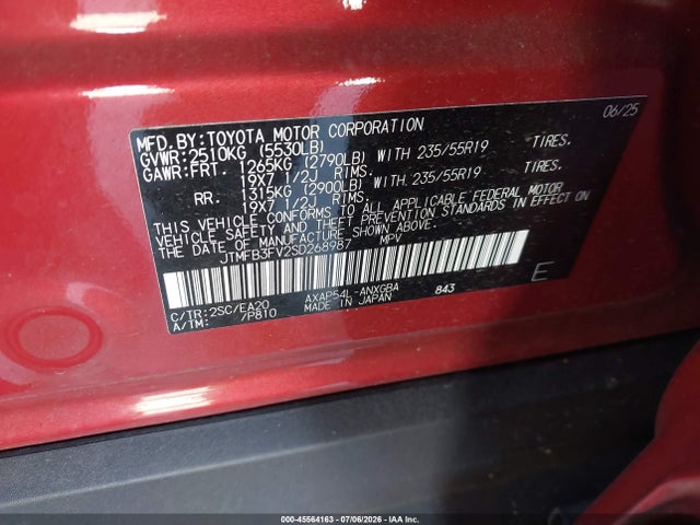 JTMFB3FV2SD268987 Toyota Rav4 Plug-in Hybrid Xse