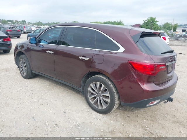 Продажа на аукционе авто 2016 Acura Mdx Technology   Acurawatch Plus Packages/technology Package, vin: 5FRYD4H48GB041735, номер лота: 45564229