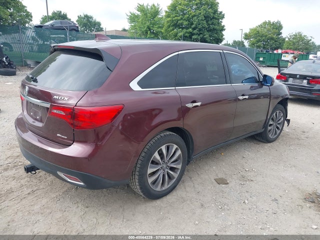 Продажа на аукционе авто 2016 Acura Mdx Technology   Acurawatch Plus Packages/technology Package, vin: 5FRYD4H48GB041735, номер лота: 45564229
