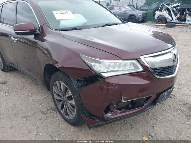 Продажа на аукционе авто 2016 Acura Mdx Technology   Acurawatch Plus Packages/technology Package, vin: 5FRYD4H48GB041735, номер лота: 45564229