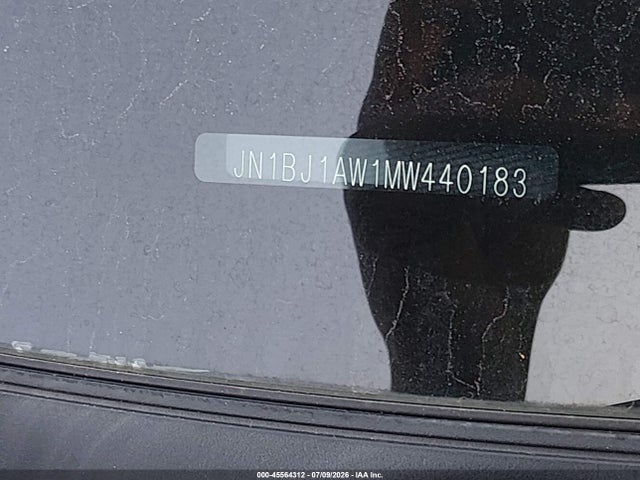 2021 Nissan Rogue Sport S Awd Xtronic Cvt მანქანა იყიდება აუქციონზე, vin: JN1BJ1AW1MW440183, აუქციონის ნომერი: 45564312