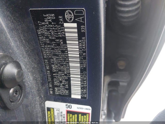 Toyota COROLLA LE 2017 2T1BURHEXHC884760 Image 9