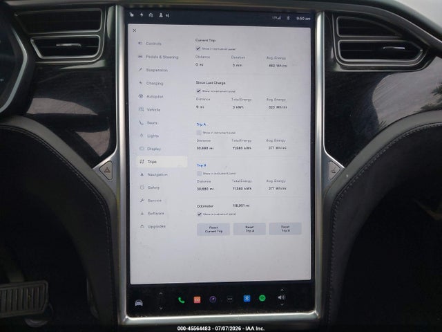 Tesla Model X 60d/70d/75d/90d/p100d 2016 5YJXCBE2XGF016536 Image 7