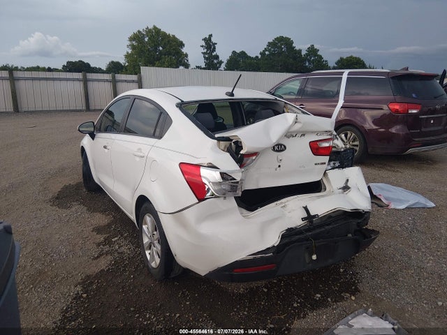 2013 Kia Rio Ex მანქანა იყიდება აუქციონზე, vin: KNADN4A39D6225438, აუქციონის ნომერი: 45564616