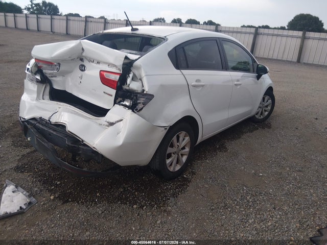 2013 Kia Rio Ex მანქანა იყიდება აუქციონზე, vin: KNADN4A39D6225438, აუქციონის ნომერი: 45564616