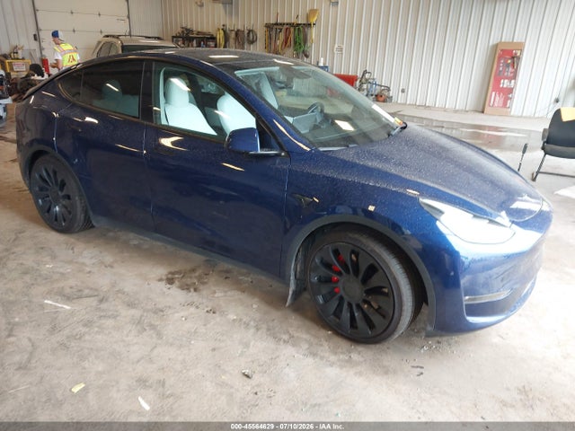 Auction sale of the 2022 Tesla Model Y Performance Dual Motor All-wheel Drive, vin: 7SAYGDEFXNF414949, lot number: 45564629