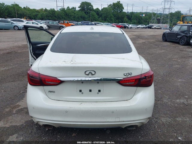 Продажа на аукционе авто 2018 Infiniti Q50 3.0t Luxe, vin: JN1EV7AR4JM445481, номер лота: 45564782