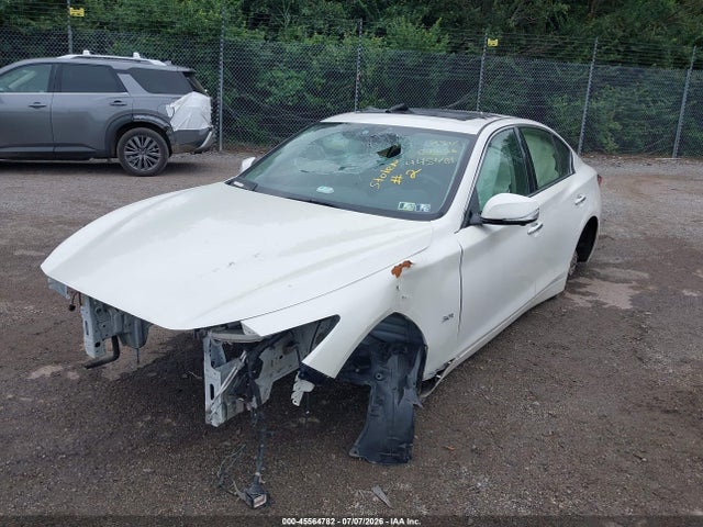 Продажа на аукционе авто 2018 Infiniti Q50 3.0t Luxe, vin: JN1EV7AR4JM445481, номер лота: 45564782