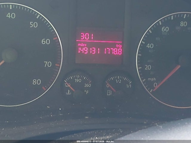 Aukcja sprzedaży 2007 Volkswagen Jetta Wolfsburg Edition, vin: 3VWEG81K97M088812, numer aukcji: 45564813