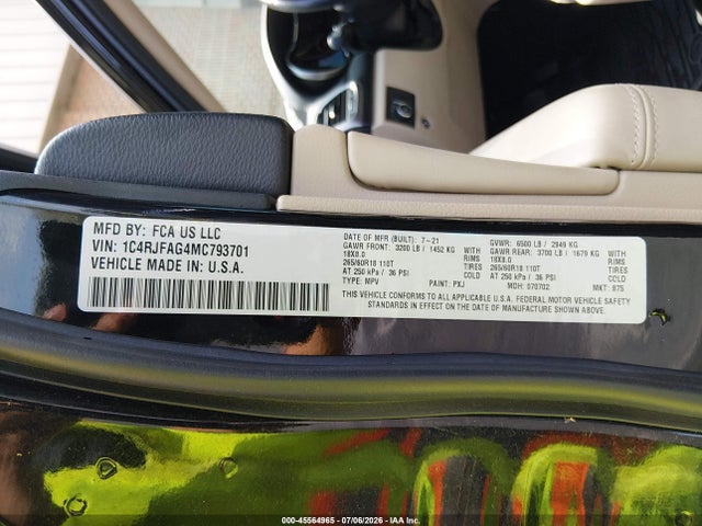 Jeep Grand Cherokee Laredo E 4x4 2021 1C4RJFAG4MC793701 Image 9