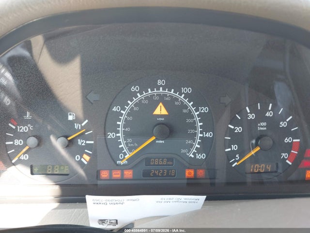 Aukcja sprzedaży 1999 Mercedes-benz C 280, vin: WDBHA29G8XA760188, numer aukcji: 45564991