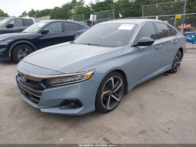 45565049 :رقم المزاد ، 1HGCV2F35NA001420 vin ، 2022 Honda Accord Sport 2.0t مزاد بيع