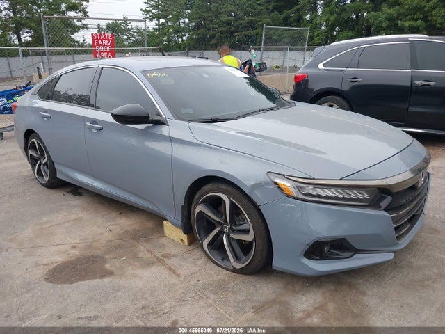 45565049 :رقم المزاد ، 1HGCV2F35NA001420 vin ، 2022 Honda Accord Sport 2.0t مزاد بيع