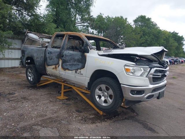 45565168 :رقم المزاد ، 1C6SRFBT9KN883411 vin ، 2019 Ram 1500 Big Horn/lone Star  4x4 6'4 Box مزاد بيع