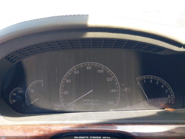 45565178 :رقم المزاد ، WDDNG71X27A067165 vin ، 2007 Mercedes-benz S 550 مزاد بيع