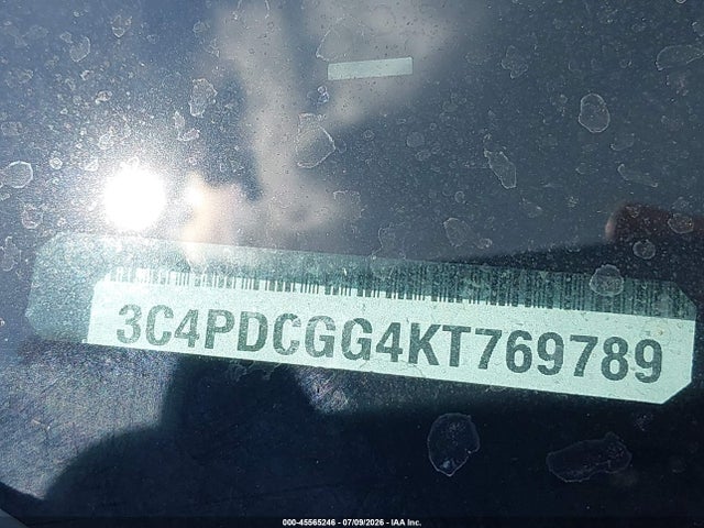 Aukcja sprzedaży 2019 Dodge Journey Crossroad, vin: 3C4PDCGG4KT769789, numer aukcji: 45565246