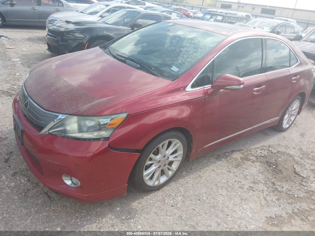 2010 Lexus Hs 250h Premium მანქანა იყიდება აუქციონზე, vin: JTHBB1BA6A2025651, აუქციონის ნომერი: 45565315
