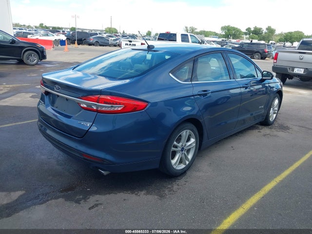 3FA6P0UU3JR254635 Ford Fusion Hybrid S