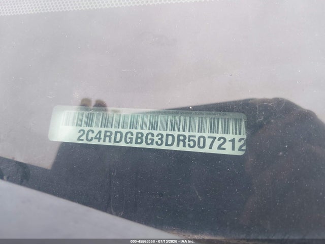 Aukcja sprzedaży 2013 Dodge Grand Caravan American Value Pkg, vin: 2C4RDGBG3DR507212, numer aukcji: 45565358