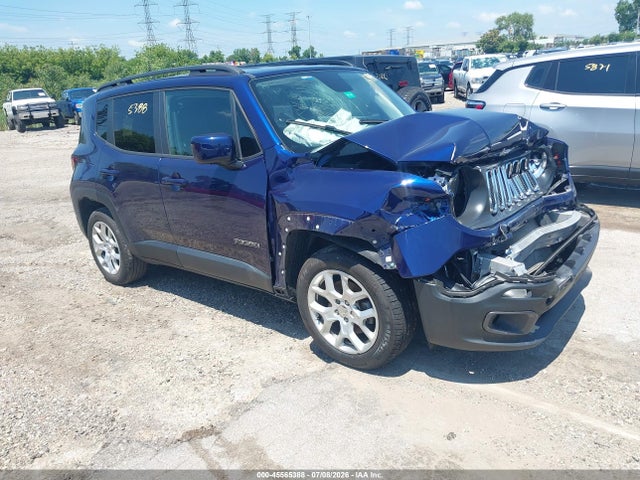 Aukcja sprzedaży 2018 Jeep Renegade Latitude Fwd, vin: ZACCJABB7JPJ66734, numer aukcji: 45565388
