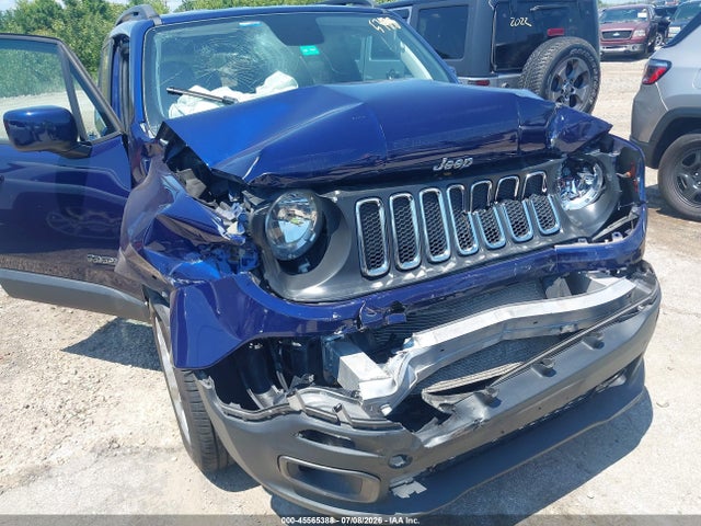 2018 Jeep Renegade Latitude Fwd მანქანა იყიდება აუქციონზე, vin: ZACCJABB7JPJ66734, აუქციონის ნომერი: 45565388