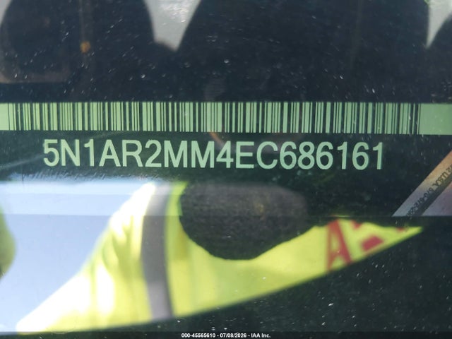 Продаж на аукціоні авто 2014 Nissan Pathfinder Platinum, vin: 5N1AR2MM4EC686161, номер лоту: 45565610