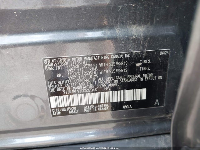 Toyota Rav4 Limited 2025 2T3N1RFV3SC527346 Image 9