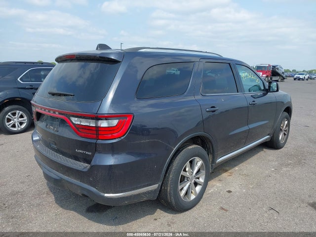 45565630 :رقم المزاد ، 1C4RDJDG1FC128103 vin ، 2015 Dodge Durango Limited مزاد بيع