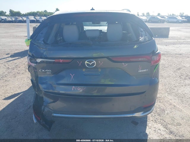 45565666 :رقم المزاد ، JM3KKDHD1R1164468 vin ، 2024 Mazda Cx-90 3.3 Turbo Premium مزاد بيع