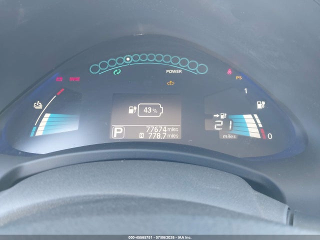 45565751 :رقم المزاد ، 1N4BZ0CP9HC303236 vin ، 2017 Nissan Leaf S مزاد بيع