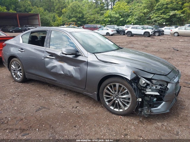 2021 Infiniti Q50 Luxe Awd მანქანა იყიდება აუქციონზე, vin: JN1EV7BR8MM755443, აუქციონის ნომერი: 45565754