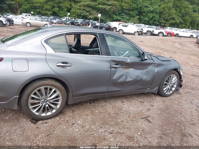 2021 Infiniti Q50 Luxe Awd მანქანა იყიდება აუქციონზე, vin: JN1EV7BR8MM755443, აუქციონის ნომერი: 45565754