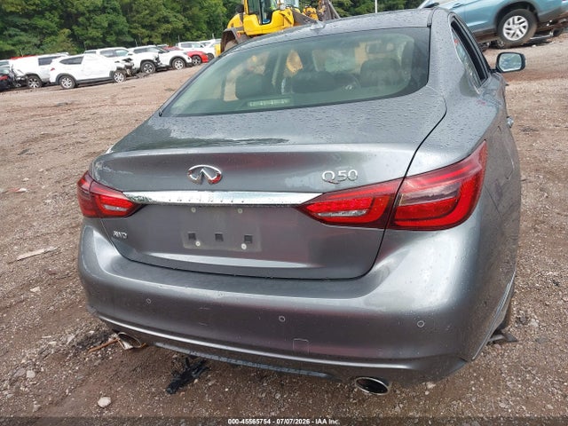 2021 Infiniti Q50 Luxe Awd მანქანა იყიდება აუქციონზე, vin: JN1EV7BR8MM755443, აუქციონის ნომერი: 45565754