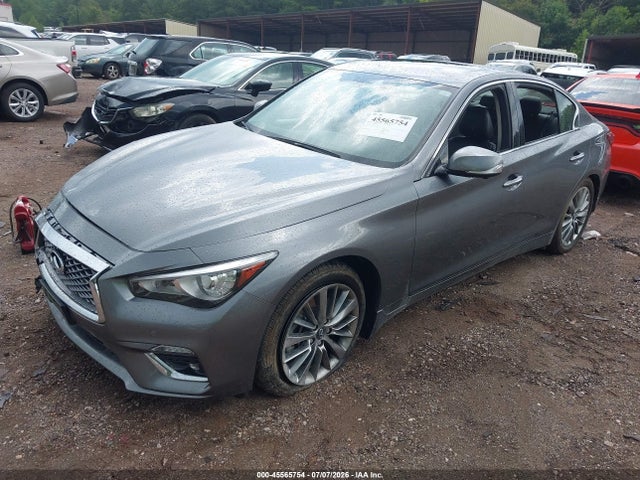 2021 Infiniti Q50 Luxe Awd მანქანა იყიდება აუქციონზე, vin: JN1EV7BR8MM755443, აუქციონის ნომერი: 45565754