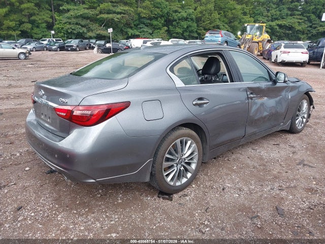 2021 Infiniti Q50 Luxe Awd მანქანა იყიდება აუქციონზე, vin: JN1EV7BR8MM755443, აუქციონის ნომერი: 45565754