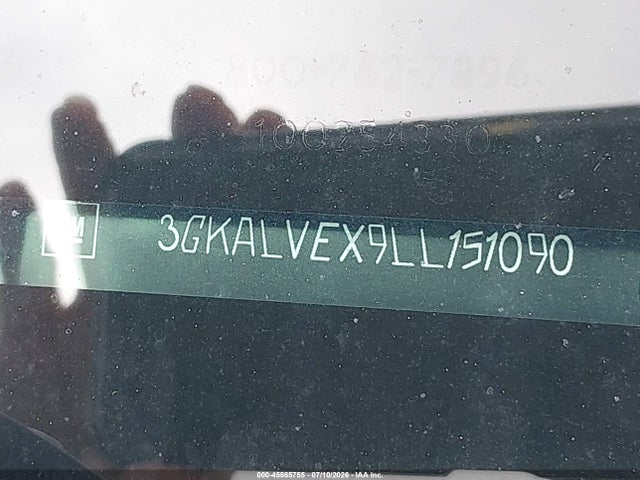 Продаж на аукціоні авто 2020 Gmc Terrain Awd Slt, vin: 3GKALVEX9LL151090, номер лоту: 45565755