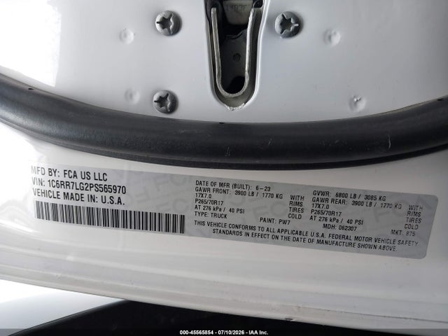 RAM 1500 Classic 2023 1C6RR7LG2PS565970 Image 9